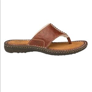 UGG Layback Leather Flip Flops sz 8